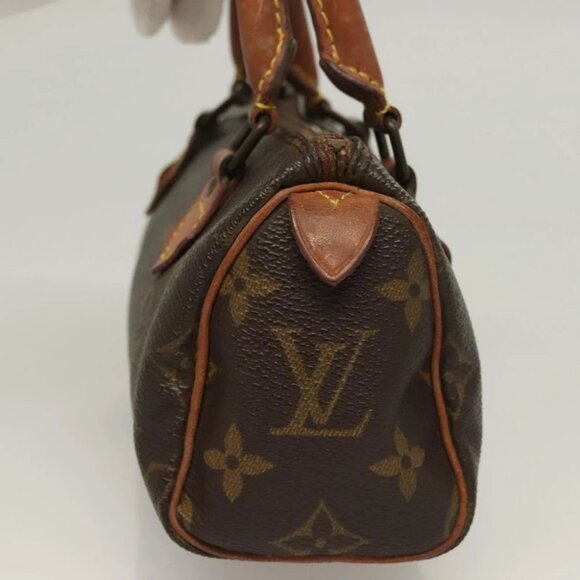 LOUIS VUITTON Monogram Mini Speedy Hand Bag - Picture 5 of 14